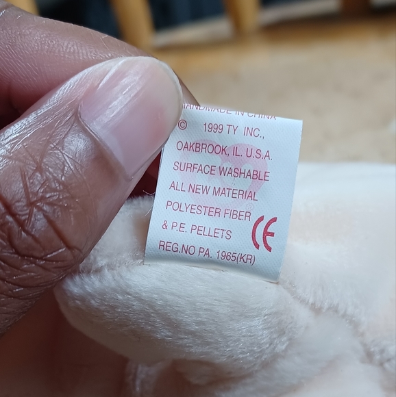 -Ty Beanie Babies Nibbler, Rabbit, Retired, Collectible, Nice Gift Plush - Picture 8 of 10